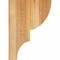 Ekena Millwork Ridgewood Rough Sawn Corbel, Western Red Cedar, 4"W x 10"D x 14"H COR04X10X14RID00RWR - alternate 3